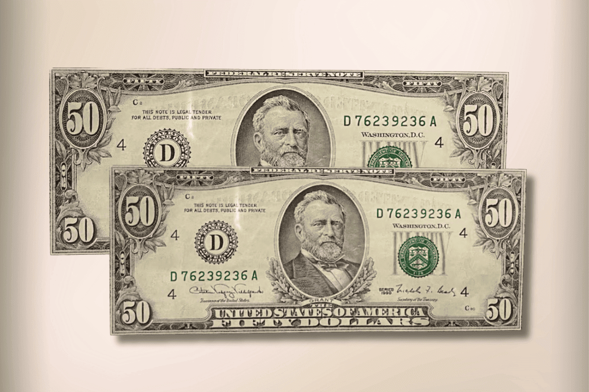 United States New Fifty Dollar ( $50 ) bill Features & Security