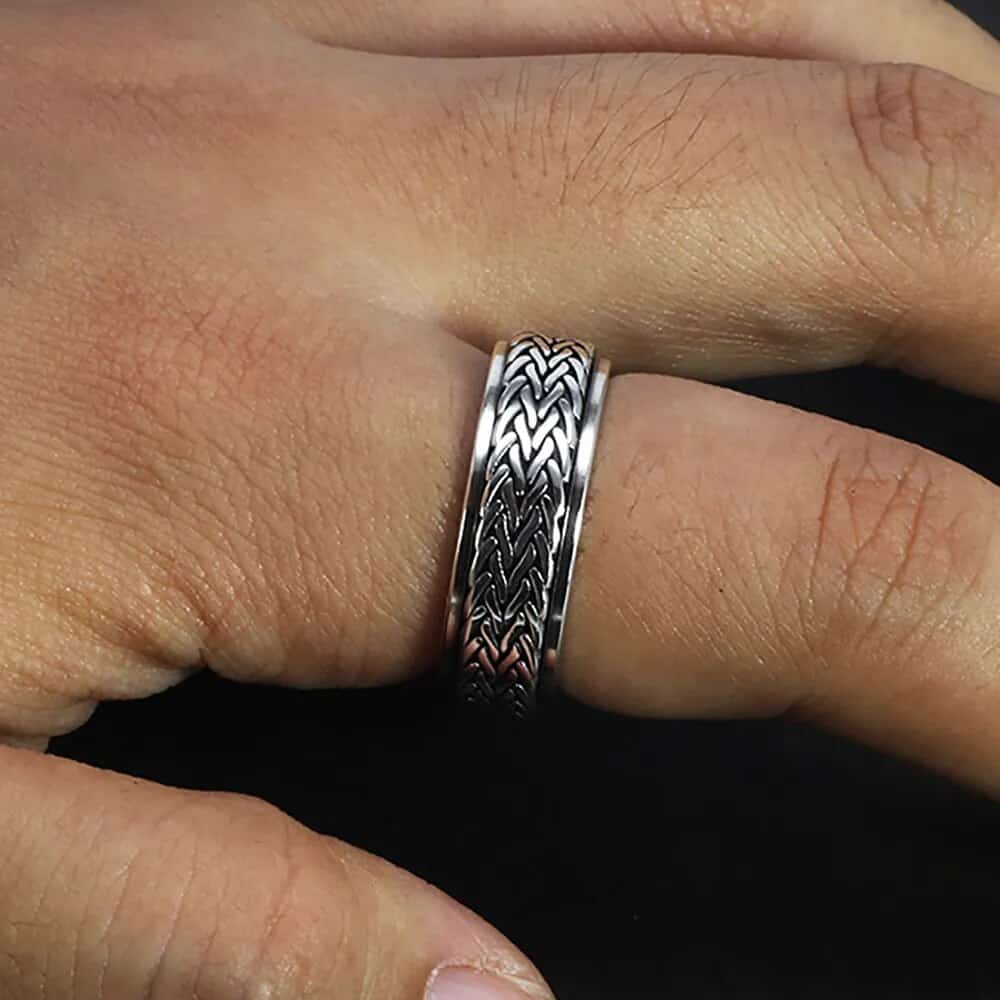 Buy YANGJINRVintage antique ring Natural Oval Yemen Agate Stone Silver Ring  Vintage Men Silver Rings Zircon Big Heavy Ring Solid 925 (Gem Color :  White, Ring Size : 10) Online at desertcartINDIA